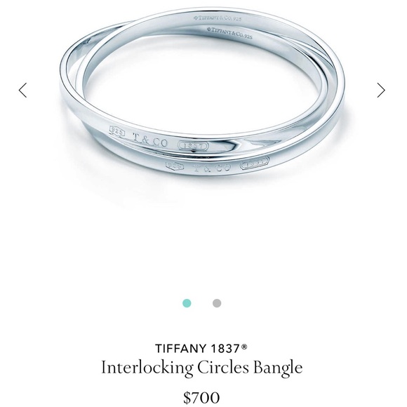 Tiffany & Co. Jewelry - Tiffany & Co Sterling Silver Interlocking Bangles